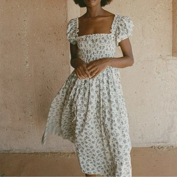 Dôen Stanza Dress in Songbird Toile - rare and in great condition!
